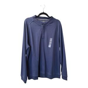 Alfani Men’s Navy Blue Long Sleeve Pullover Sweatshirt XL